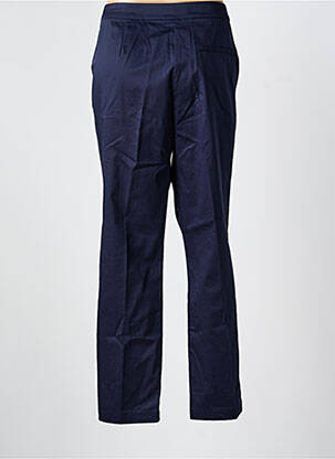 Pantalon chino țesătură poplin mărime normală albastru NICE THINGS femme