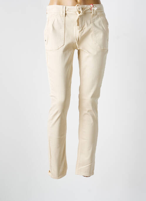 Blugi cu croială slim bej STREET ONE femeie