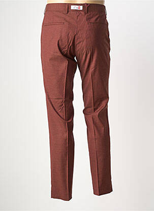 Pantalon slim țesătură melanj mărime normală maro CLUB OF GENTS bărbat