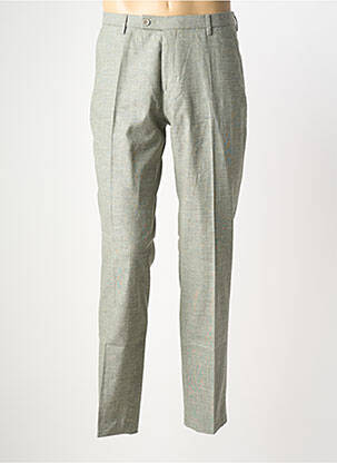 Pantalon slim țesătură melanj mărime normală verde CLUB OF GENTS bărbat
