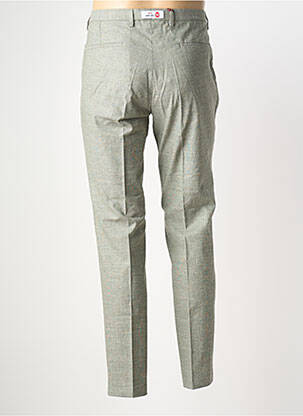 Pantalon slim țesătură melanj mărime normală verde CLUB OF GENTS bărbat