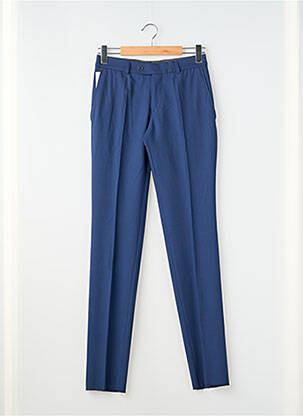 Pantalon slim albastru LUIGI MORINI bărbat