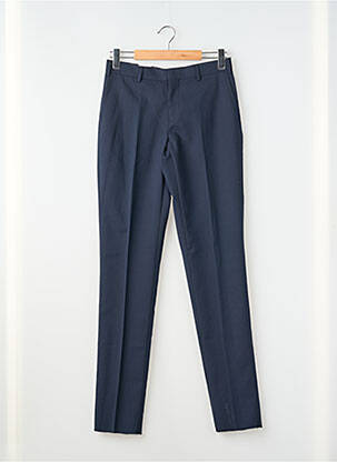 Pantalon slim albastru LUIGI MORINI bărbat