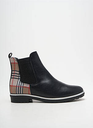 Botine/ghete toc mic toc plat până la 3 cm negru ROSEWOOD femeie