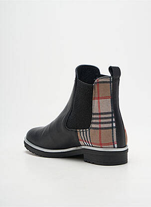 Botine/ghete toc mic toc plat până la 3 cm negru ROSEWOOD femeie
