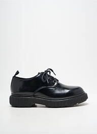 Derby-uri țesătură satinată toc plat până la 3 cm negru PATAUGAS femme