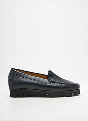 Mocasini țesătură satinată toc plat până la 3 cm negru MASTRO DOMENICO femeie