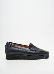 Mocasini țesătură satinată toc plat până la 3 cm negru MASTRO DOMENICO femme