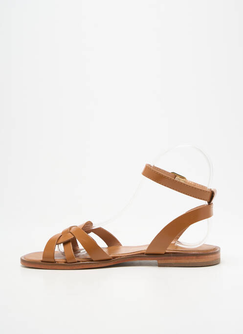 Sandale/Pantofi decupați maro ATELIER TROPEZIEN femeie