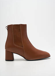 Botine/ghete material neted toc de 4 la 6 cm maro MICHELE LOPRIORE femme