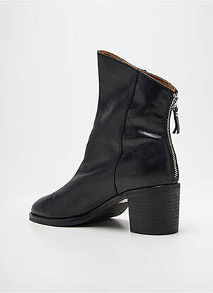 Botine/ghete material neted toc de 4 la 6 cm negru EMILIE KARSTON femeie