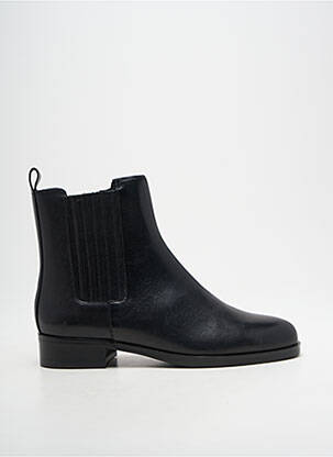 Botine/ghete material neted toc plat până la 3 cm negru EMILIE KARSTON femeie