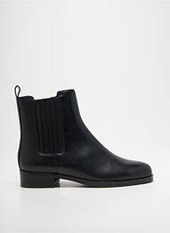 Botine/ghete material neted toc plat până la 3 cm negru EMILIE KARSTON femme