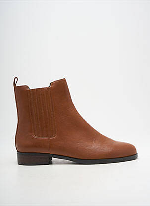 Botine/ghete material neted toc plat până la 3 cm maro EMILIE KARSTON femeie