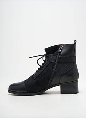 Botine/ghete material neted toc de 4 la 6 cm negru EMILIE KARSTON femeie