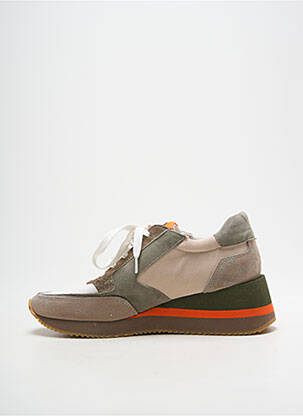Adidași toc platformă toc de 4 la 6 cm verde EMILIE KARSTON femeie