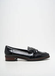 Mocasini material neted toc plat până la 3 cm negru EMILIE KARSTON femme