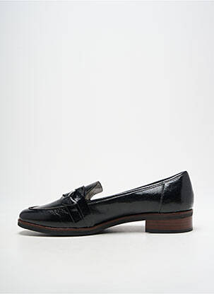 Mocasini material neted toc plat până la 3 cm negru EMILIE KARSTON femeie