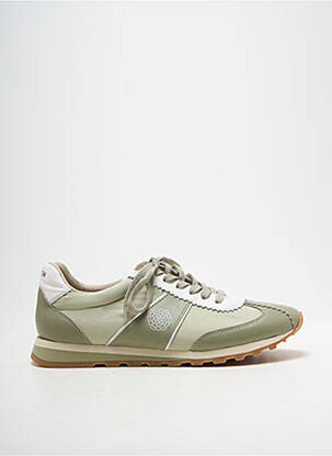 Adidași țesătură satinată toc plat până la 3 cm verde EMILIE KARSTON femeie