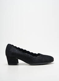 Pantofi cu toc țesătură satinată toc de 4 la 6 cm negru GABOR femme