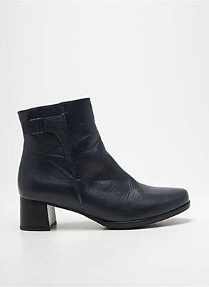 Botine/ghete material neted toc de 4 la 6 cm albastru GABOR femeie