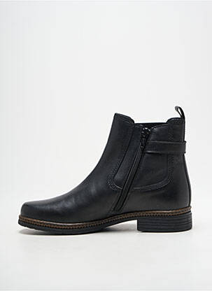 Botine/ghete toc mic toc plat până la 3 cm negru GABOR femeie