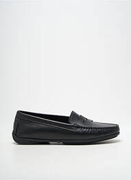 Mocasini țesătură satinată toc plat până la 3 cm negru MASTRO DOMENICO femme