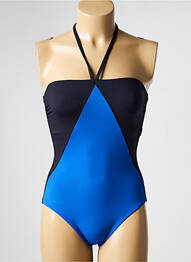 Costum de baie dintr-o singură piesă top bentiță top bentiță albastru IODUS femme