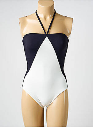 Costum de baie dintr-o singură piesă top bentiță top bentiță alb IODUS femeie