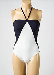 Costum de baie dintr-o singură piesă top bentiță top bentiță alb IODUS femme
