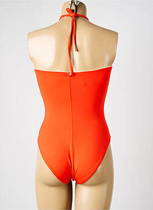 Costum de baie dintr-o singură piesă top bentiță top bentiță portocalie IODUS femeie