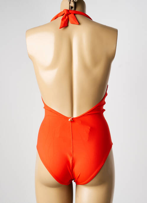 Costum de baie dintr-o singură piesă portocaliu IODUS femeie