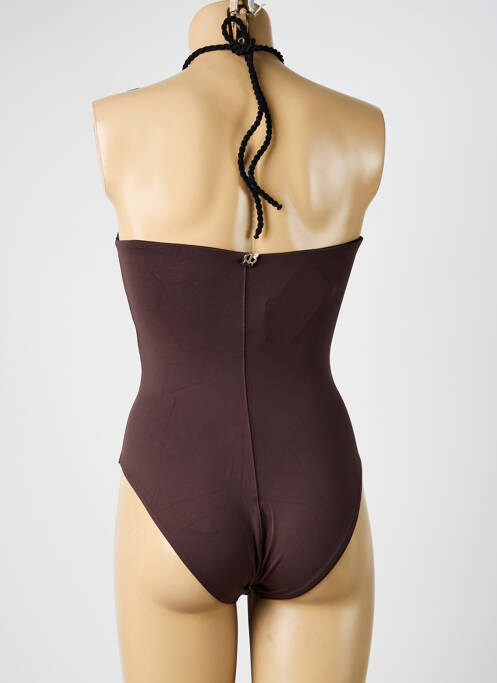 Costum de baie dintr-o singură piesă maro IODUS femeie