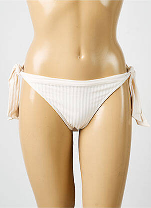 Chiloți de baie efect material satinat bikini bej IODUS femme