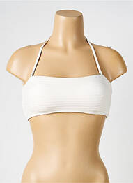 Sutien de costum de baie elasticitate sutien balconet cu decolteu înalt bej IODUS femme