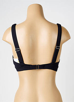 Sutien de costum de baie elasticitate sutien cu susținere înaltă și burete detașabil negru IODUS femeie