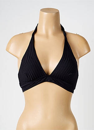 Sutien de costum de baie elasticitate sutien cu susținere înaltă și burete detașabil negru IODUS femeie