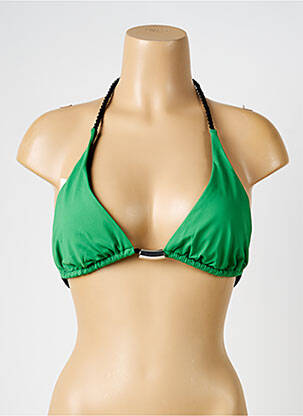 Sutien de costum de baie elasticitate sutien cu susținere înaltă și burete detașabil verde IODUS femeie