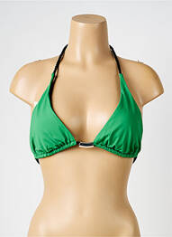 Sutien de costum de baie elasticitate sutien cu susținere înaltă și burete detașabil verde IODUS femme