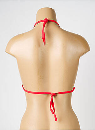 Sutien de costum de baie elasticitate top triunghiuri roșu IODUS femeie