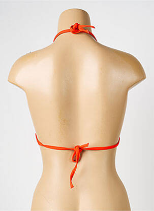 Sutien de costum de baie elasticitate top triunghiuri portocaliu IODUS femeie