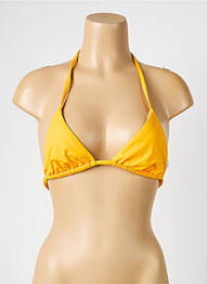 Sutien de costum de baie elasticitate top triunghiuri galben IODUS femme