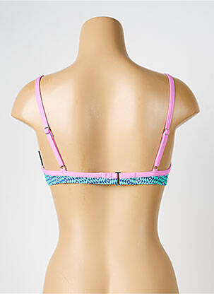 Sutien de costum de baie elasticitate sutien balconet cu decolteu înalt verde BIKINI BAR femeie