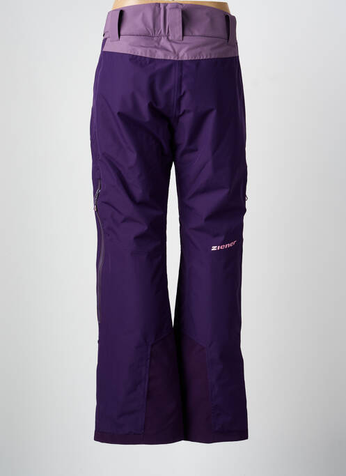 Pantalon drept violet ZIENER femeie