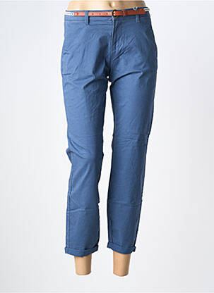 Pantalon 7/8 buzunare albastru ONLY femeie
