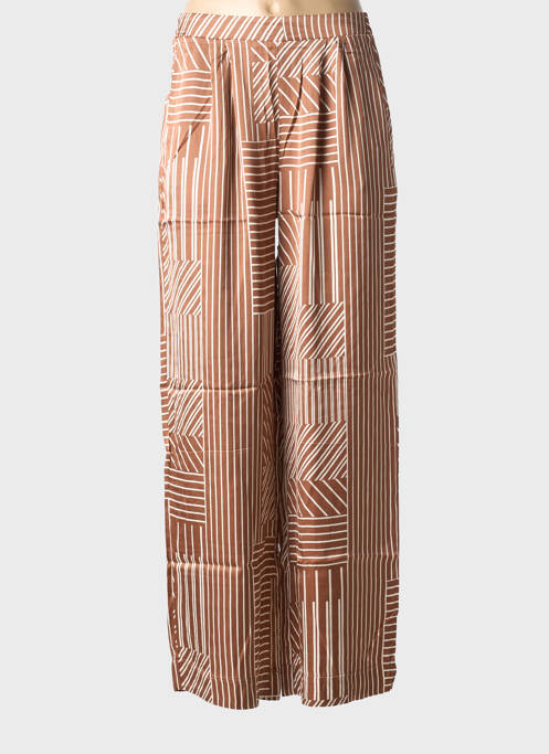 Pantalon drept maro GRACE & MILA femeie