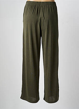 Pantalon drept elasticitate mărime normală verde GRACE & MILA femeie