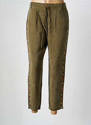 Pantalon chino mărime normală mărime normală verde ONLY femeie