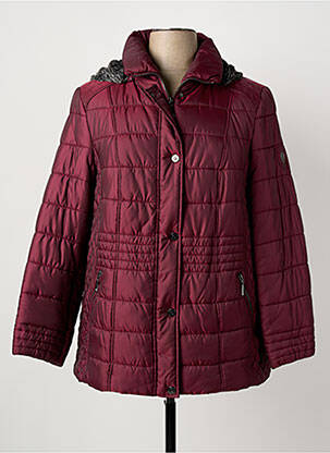 Geacă matlasată buzunare cu glugă violet BARBARA LEBEK femme