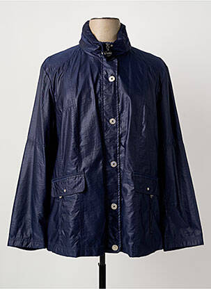 Jachetă vânt mâneci lungi cu glugă albastru RABE femme